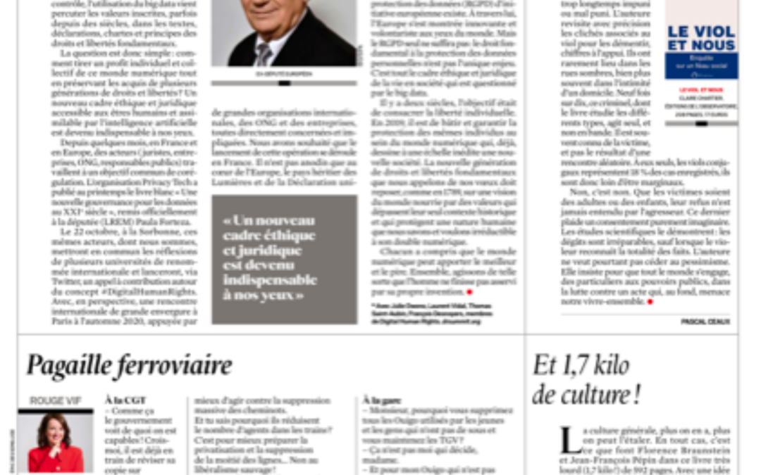 Tribune dans le JDD