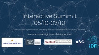 INTERACTIVE SUMMIT – Workshop en ligne “Digital Human Rights & a New Governance Model”, du 5 au 7 octobre 2020
