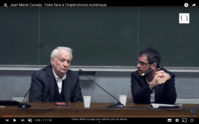 Conférence de M. Jean-Marie CAVADA à l’Université de Nantes