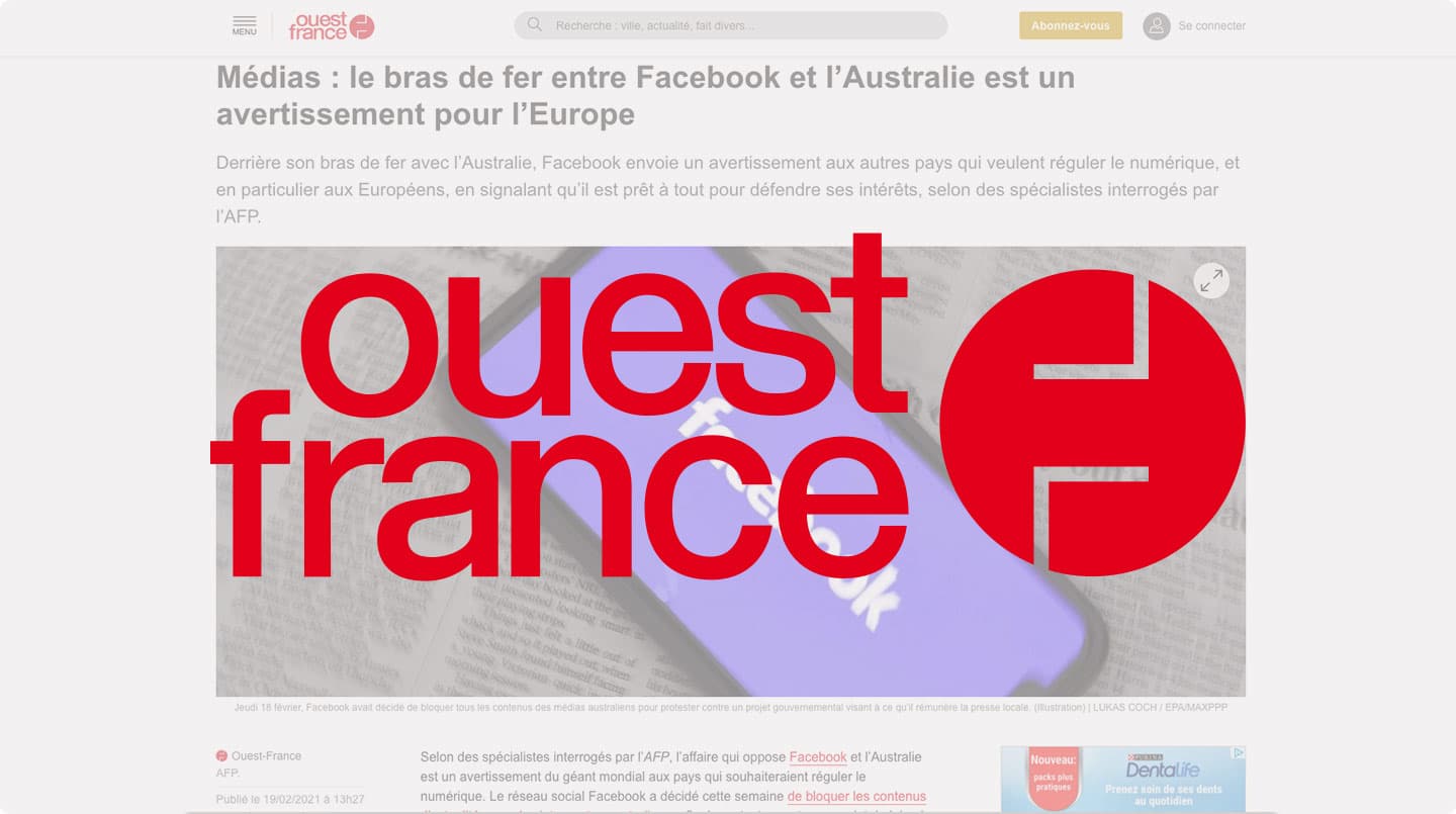 Médias : le bras de fer entre Facebook et l’Australie est un avertissement pour l’Europe – Ouest-France