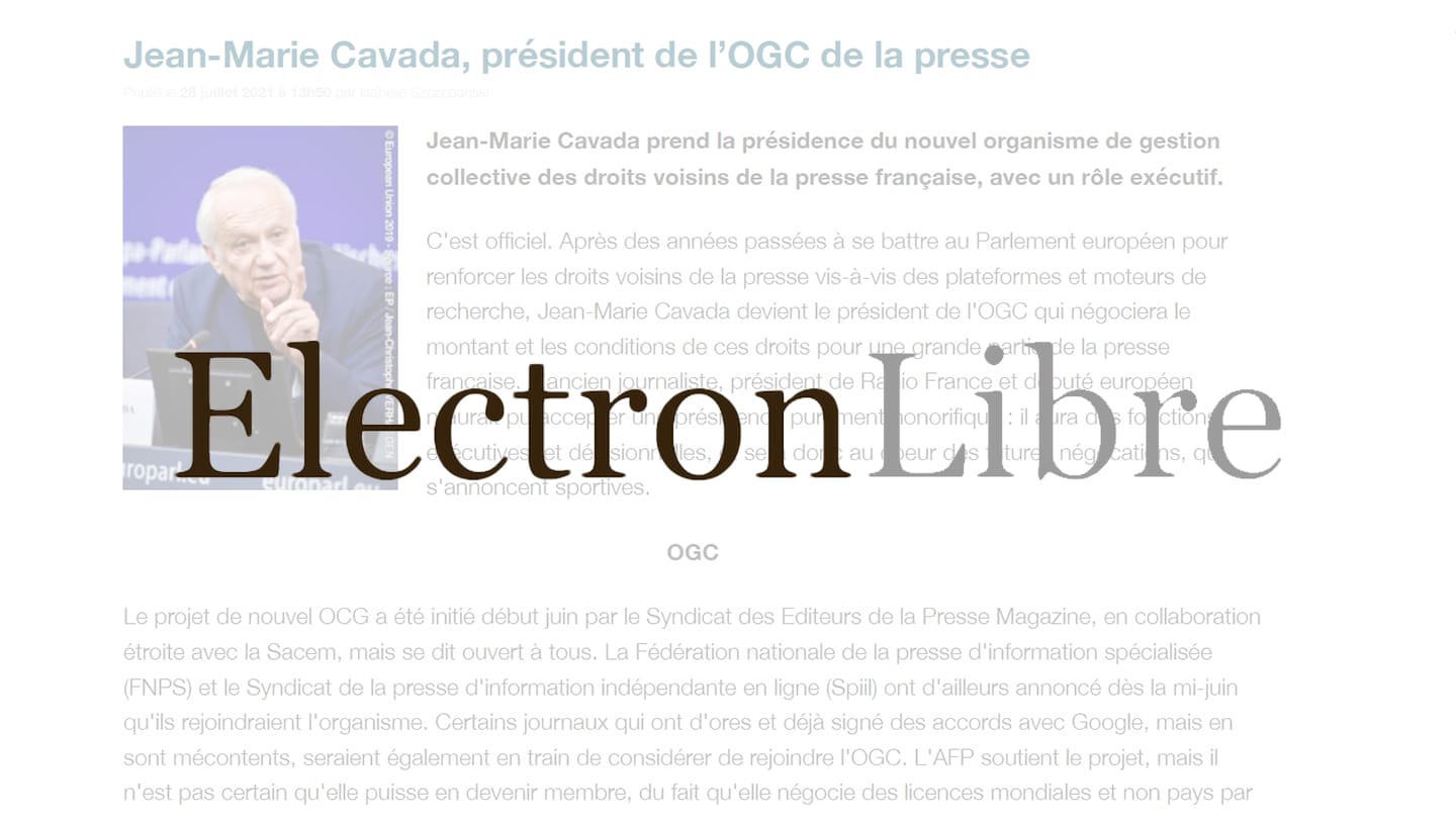 Jean-Marie Cavada : « la Commission européenne joue les apprentis sorciers » – ElectronLibre