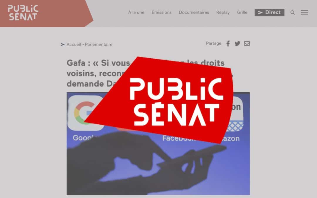 Gafa : « Si vous reconnaissez les droits voisins, reconnaissez-les jusqu’au bout », demande David Assouline – Public Sénat