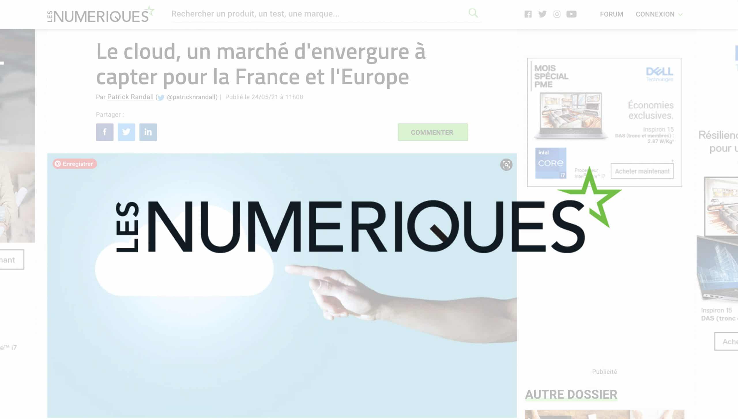 Le cloud, un marché d’envergure à capter pour la France et l’Europe  – Les numériques