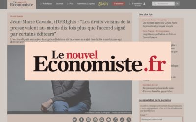 Jean-Marie Cavada, iDFRIghts : “Les droits voisins de la presse valent au-moins dix fois plus que l’accord signé par certains éditeurs” – Le nouvel Économiste