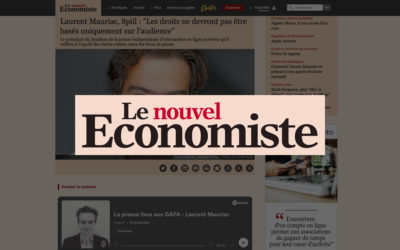 Laurent Mauriac, Spiil : « Les droits ne devront pas être basés uniquement sur l’audience »- Le Nouvel Économiste