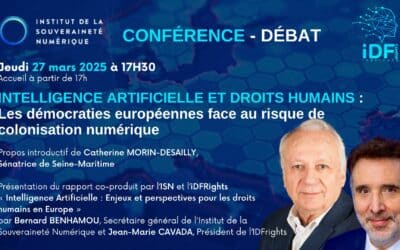 Conférence débat : Intelligence artificielle et Droits Humains : les démocraties européennes face au risque de colonisation numérique I 27 mars 2025