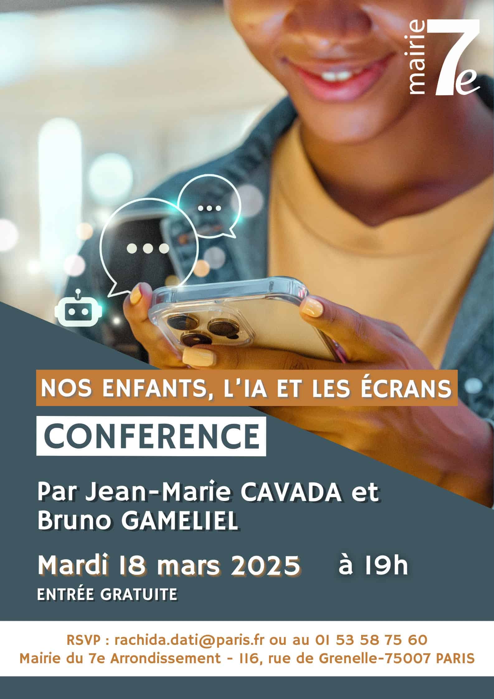 conférence nos enfants, l'ia et les écrans